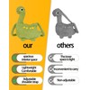 LHTWLF Cute Dinosaur DesignPlush Backpack，with Zipper Shoulder Bag，Unique Novelty Fun