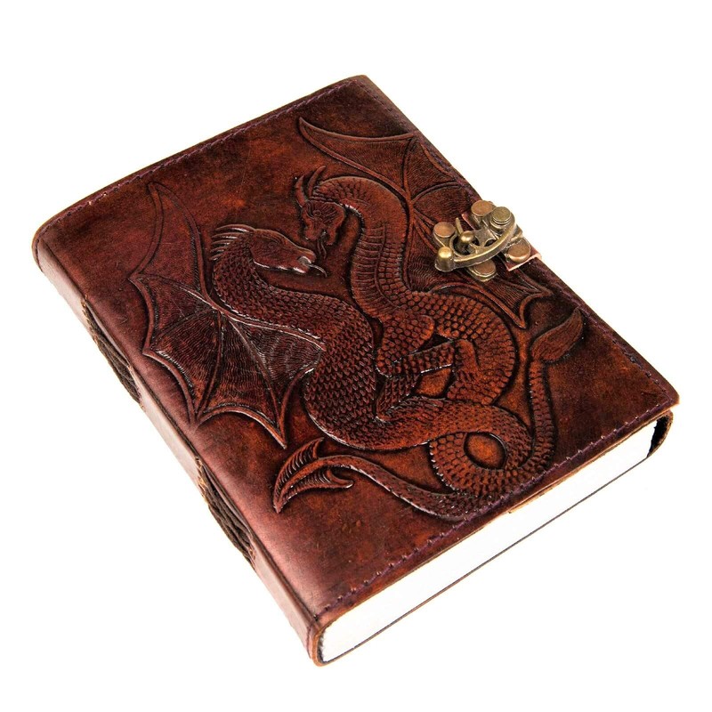 URBAN LEATHER Dungeons and Dragons DND Journal for Men Women