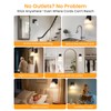 Neporal CARRYGLOW Battery Operated Wall Sconce, Peel and Stick No