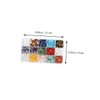 LALAFINA 15-Grid DIY Jewelry Supplies Kit Boxed Stone Beads Necklace