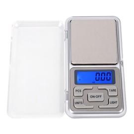 Pocket Gram Scale, 500g 0.1g Portable Food Travel Kitchen Small Scale Digital Electronic Measuring Scale with Backlight Grain Scale