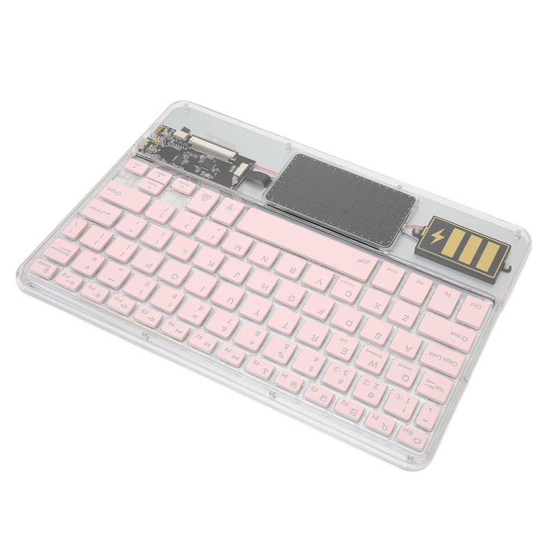 Wireless Bluetooth Keyboard Multifunctional Acrylic Keyboard for Windows for Android