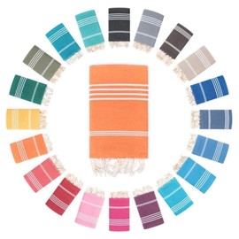 Darido Hammam Towel/Beach Towel/Bath Towel/Sauna Towel (100% Cotton, 100 x 200 cm) - Lightweight, Soft & Absorbent - XXL Hammam Towel Large 100 x 200 cm - Sauna Hammam Towel for Men and Women