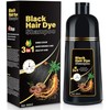 YOURTONE Tinte para El Cabello Negro Natural Champú Instantáneo y
