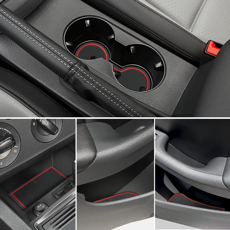 Auovo Protector Mats for Volkswagen Jetta Accessories 2013-2018 Custom Fit