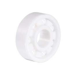 sourcing map 608 Full Ceramic Bearing 8 x 22 x 7mm Miniature Deep Groove Bearing Smooth Zirconia Ceramic Bearing for High-Speed Applications Z2 ABEC3(P6)
