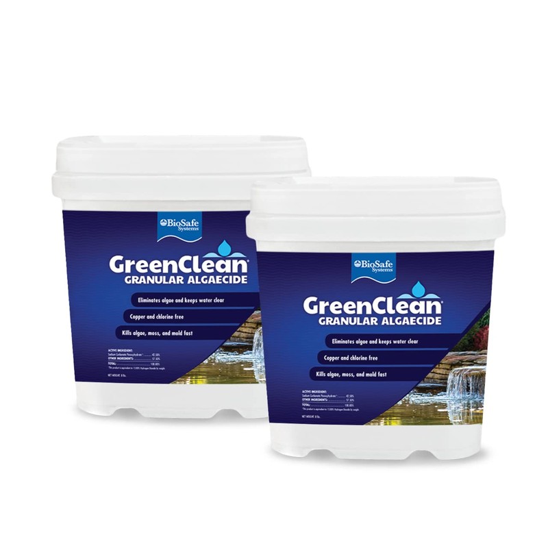 BioSafe Systems 3002-8 GreenClean Granular Algaecide String Algae Control for