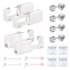 QWALIT 2 pairs Ear Piercing Kit Ear Piercing Gun Kit