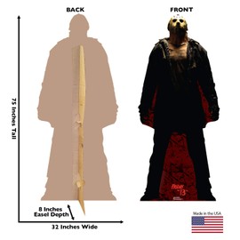 Cardboard People Jason Voorhees Dark Life Size Cardboard Cutout Standup - Friday The 13th (2009 Film)
