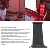 PCIE4.0 X16 Riser Cable 9.8in Length Right Angle High Speed