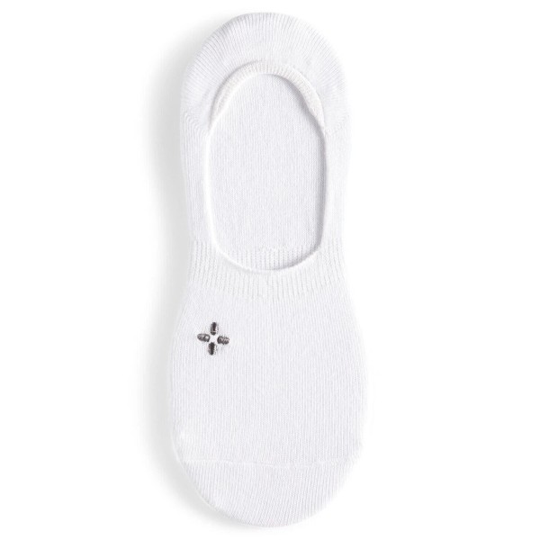 Sun + Stone '3 Pack' Eco Friendly No-Show Socks White
