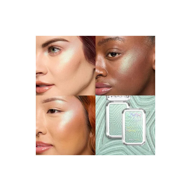 Iluminador Cremoso Buttermelt Highlighter De Nyx Butta Mint