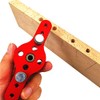 CarAngels Center Opening Drill Guide, Dowel Drilling Guide, Jig Adjustable,