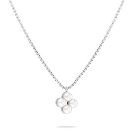 Tamaris Necklace TJ-0512-N-45, Stainless Steel, Glass Pearl