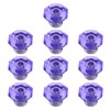 T Tulead Crystal Door Knobs Purple Acrylic Handle Diamond Wardrobe