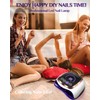 UV LED Nail Lamp, Gugusure Upgrade 180W Nail Dryer for