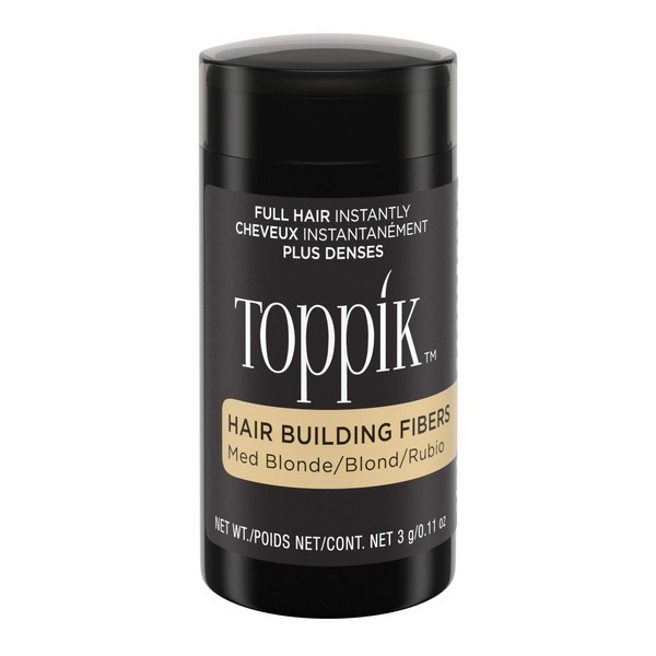 Toppik hair fibres for extra fullness, volume. 3 g medium Blonde