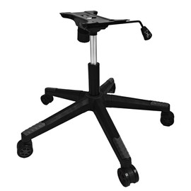 Racfenick 28" Swivel Gaming Office Chair Base Replacement, Heavy Duty Nylon Chair Repair Base Kit with Bottom Plate,Gas Cylinder and Casters (Grey)