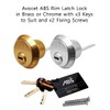 Avocet ABS Yale Rim Latch in Brass or Chrome