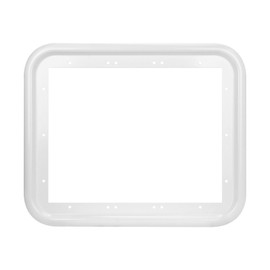FOGATTI RV Water Heater Door Trim Ring - 15″*18″, White