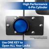 PACLOCK's UCS-7A Padlock, Flat Back Puck w/Tapped Holes, High Performance