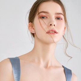 arete minimalistas para mujer, arete de plata de ley trepador, ligeros y simples arete de poste de cartílago, arete de barra curvada, arete de moda para orejas sensibles, regalos para el día de San Valentín, Plata de ley, No es una piedra preciosa