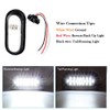 NPAUTO 6" Oval LED Trailer Lights 24 White LED Reverse