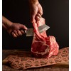 Oklahoma Joe's Blacksmith Cleaver & Chef Knife with Holster,Silver/Black