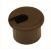 MyCableMart 1" Cut-Hole Size Brown Round Wire Management Grommet with