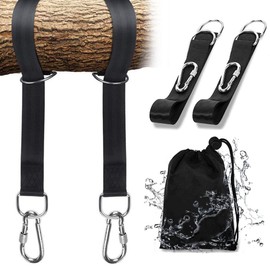 Kenkoba Hands Swing Fixing Belt, Hammock Belt, Swing Belt, Hammock Belt (2 Carabiners)