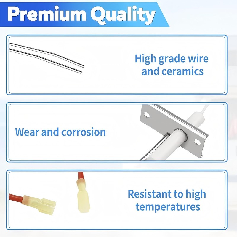 34570 RV Furnace Flame Sensor & Ignitor Kit for Atwood