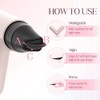 New 90° rotatable winged eyeliner stamp, Double Head wing stamp,gel