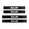 EALER Heavy Duty Hockey Shin Straps for Easy Use (Black)