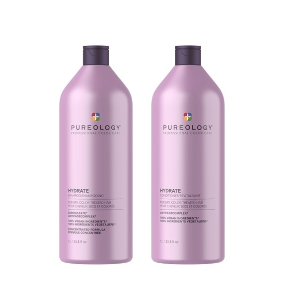 Pureology Hydrate 1L Shampoo and Conditioner Bundle