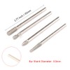 Gasea 30pcs 1/8" Shank Diamond Coated Burr Drill Bits for