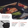 Victoria Cast Iron Grill Pan, Square Grill Pan, Cast Iron