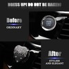 TOMALL Bling Car Engine Start Button Cover Diamond Interior Crystal