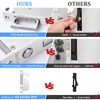 Dontay Sliding Pocket Door Handles, 304 Stainless Steel Non Locking