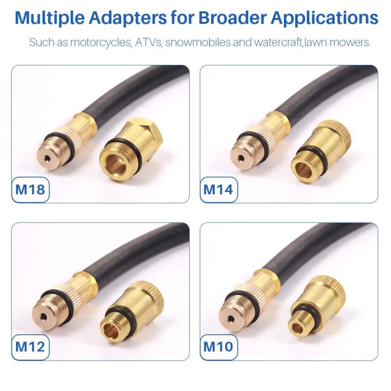 NA BETOOLL HW0130 8pcs Petrol Engine Cylinder Compression Tester Kit