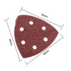 Sanding Sheets POWERTOOL 10Pcs Triangle Sandpaper 90x90x90MM 6 Holes Wet
