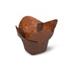 SimpleGood Brown Lotus Style Baking Cups Medium Size Cupcake Liners