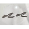 SEARAY BOAT 2PC SR WAVE CHROME EMBLEM BADGE For Sea