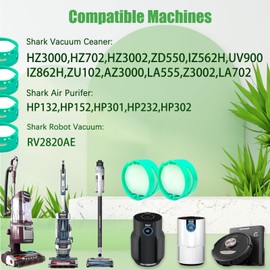 Odor Neutralizer Replacement compatibility Shark ZU102 LA702 UZ565H HZ3002 IZ862H AZ3000 AZ3002 HZ3000 HZ3002 IZ862H IZ562H ZD550 Stratos Upright Vacuum,shark 1541FC3000 Vacuum Replacement Cartridges