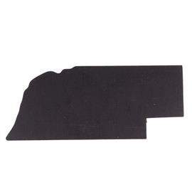 Colorful Nebraska State Map Acrylic Magnet, Souvenir Fridge Accessory, Travel Keepsake, 3.75 x 1.5 Inches