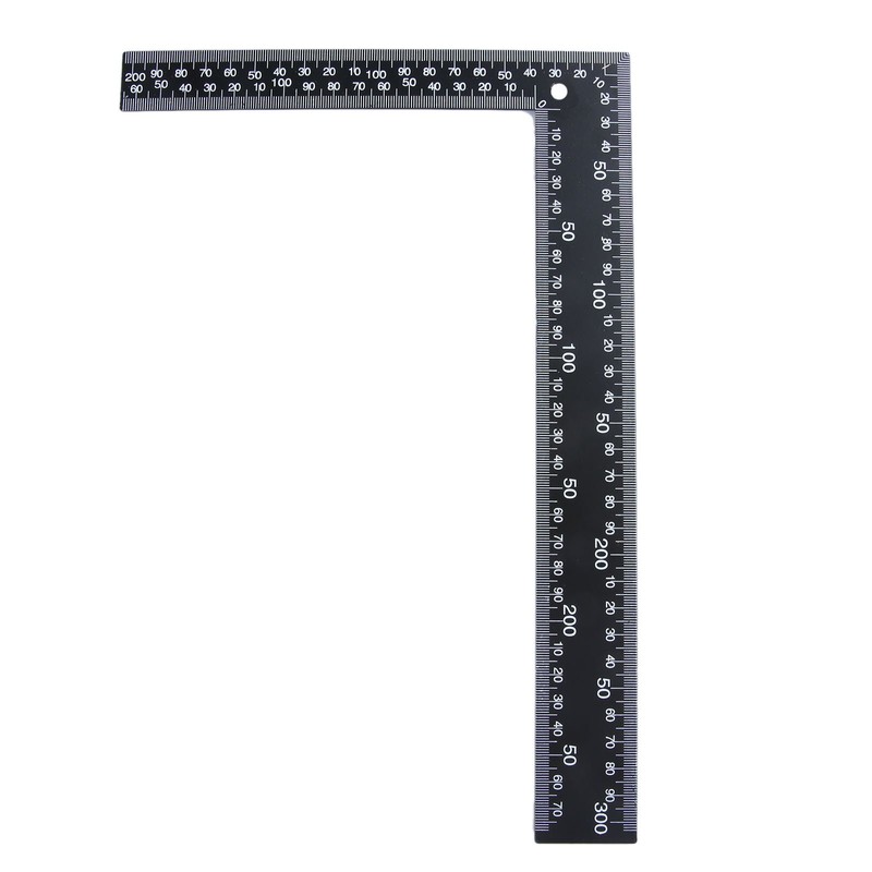 Mtsooning Metal L Square Ruler,90 Degree Right Angle Metric and