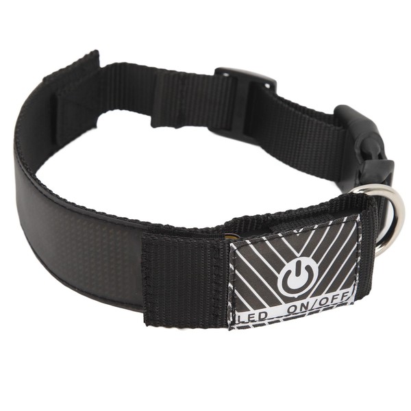 Programmable LED Collar, Rechargeable LED Collar, Attractive Polyester Ribbon Flashing