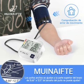 1pcs Digital Arterial Medidores Depresión Brazo Aparato Chec Blanco                                                                                   