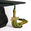 Endea Graduation Mixed Double Color Tassel with Gold Date Drop