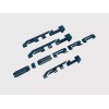 GMC NEW 4PCS Gloss Black AT4 Overlay Emblem Sierra Fit