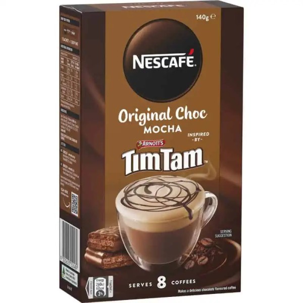 Nescafe Original Choc Mocha Coffee Tim Tam 8 Pack